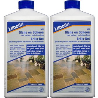 Lithofin MN - Glans &amp; Schoon - 1L - 2-Pack