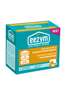 Eezym - Acc&eacute;l&eacute;rateur de Biod&eacute;gradation Fosses Septiques avec Probl&eacute;mes - 52 doses