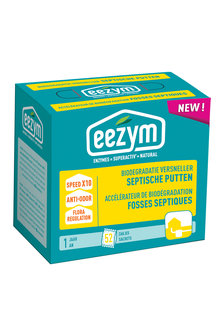 Eezym - Acc&eacute;l&eacute;rateur de Biod&eacute;gradation Fosses Septiques - 52 sachets solubles