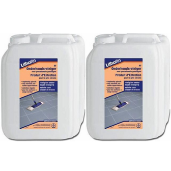 Lithofin KF - Onderhoudsreiniger - 2 x 5L - Voordeelpack