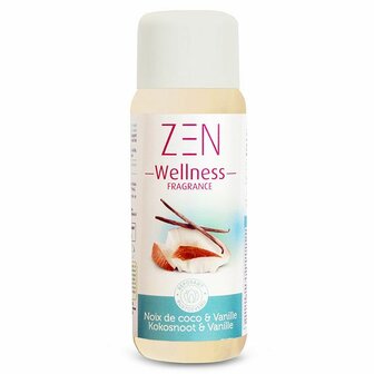 Zen Spa - Parfum - Vanille en kokosnoot - 250ml
