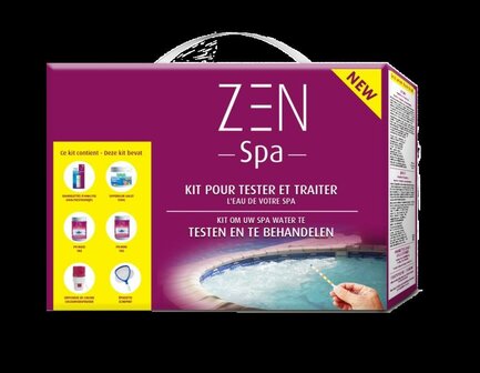 Zen Spa - Kit pour Tester et Traiter l&#039;eau de votre SPA