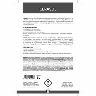 Berdy - Cerasol - Nettoyant d&#039;entretien - 5L