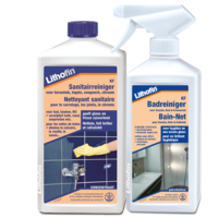 Lithofin KF Onderhoudsset Badkamer - Bad- en Sanitairreiniger - 500ml + 1L